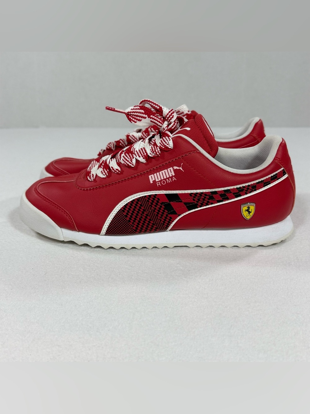 Scuderia Ferrari x Puma Roma 'Rosso Corsa' Men's Red Sneakers Size 10.5
